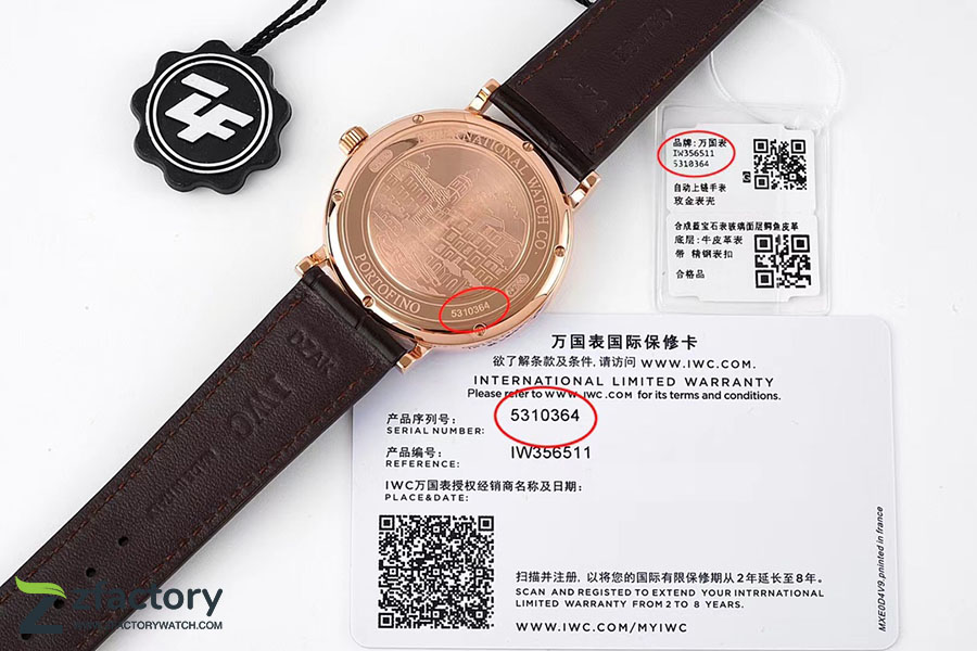 ZF厂万国表柏涛菲诺IW356511复刻腕表-ZF手表