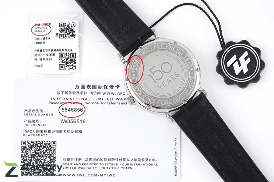 ZF厂万国表柏涛菲诺IW356512复刻腕表-ZF手表